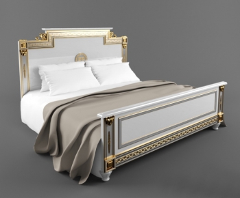 European Style Double Bed-ID:225588721