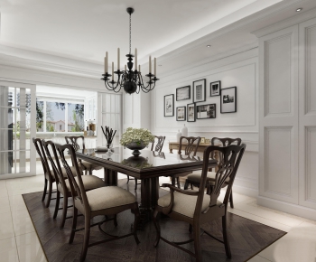 American Style Dining Room-ID:827447725