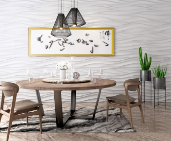 New Chinese Style Dining Table And Chairs-ID:308241446