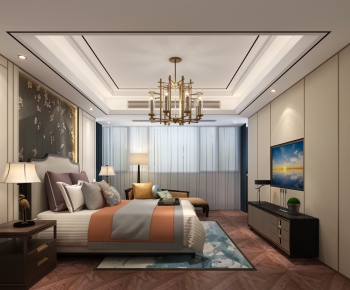 New Chinese Style Bedroom-ID:473117598