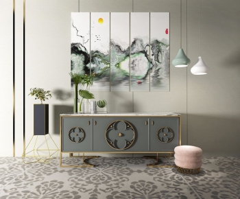 Post Modern Style Side Cabinet/Entrance Cabinet-ID:956590837