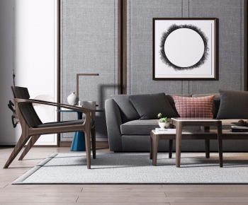 Nordic Style Sofa Combination-ID:858434837
