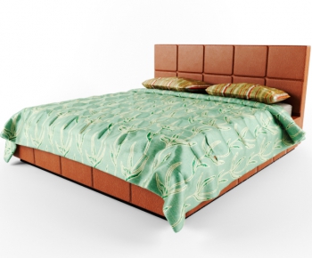 Modern Double Bed-ID:489617566