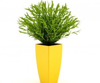 Modern Potted Green Plant-ID:859748996