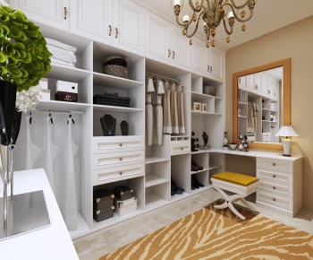 Simple European Style Clothes Storage Area-ID:379585232