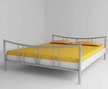 Modern Double Bed-ID:836191331