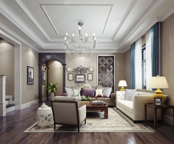 American Style A Living Room-ID:910167823