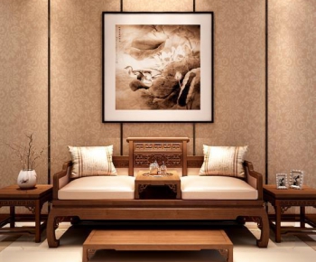 Chinese Style A Sofa For Two-ID:297776955