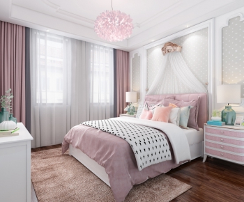 European Style Girl's Room Daughter's Room-ID:657476929