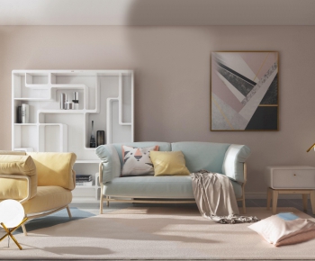 Nordic Style Sofa Combination-ID:779233673