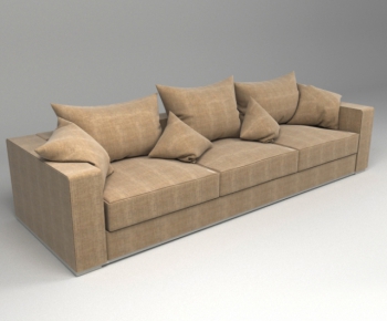 Modern Three-seat Sofa-ID:596127413