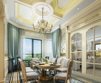 French Style Dining Room-ID:691731127