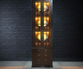 American Style Wine Cabinet-ID:679769912