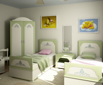 American Style Simple European Style Child's Bed-ID:632027988