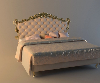 European Style Double Bed-ID:252434992