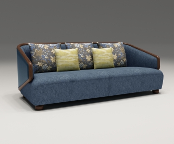 Nordic Style Three-seat Sofa-ID:182651528