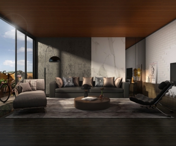 Modern A Living Room-ID:950433613