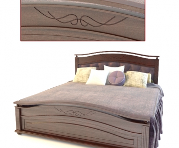 European Style Double Bed-ID:973393182