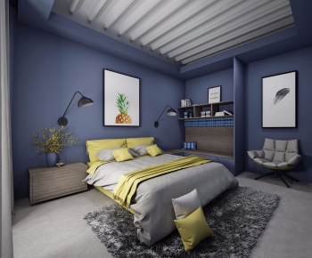 Modern Nordic Style Bedroom-ID:176268929
