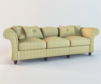 European Style Three-seat Sofa-ID:207082823