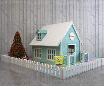 北欧儿童玩具木屋小房子-ID:977591541