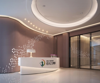 Modern Office Reception Desk-ID:531839424