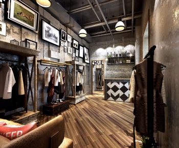 Industrial Style Clothing Store-ID:759530173