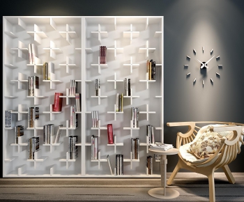 Modern Nordic Style Bookcase-ID:497797742