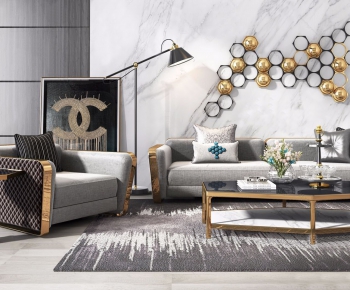 Post Modern Style Sofa Combination-ID:470790262