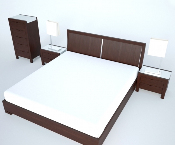 Modern Double Bed-ID:286943157