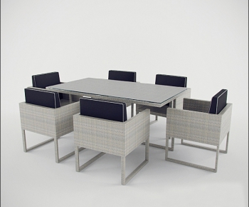 Modern Dining Table And Chairs-ID:955552183