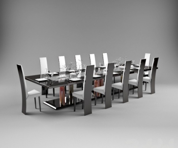 Modern Dining Table And Chairs-ID:861431883