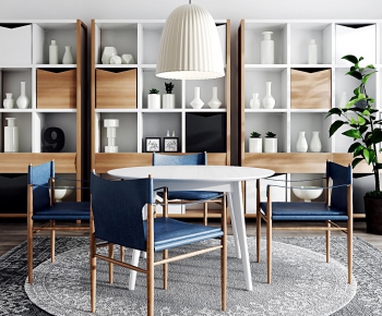Modern Nordic Style Dining Room-ID:904666562
