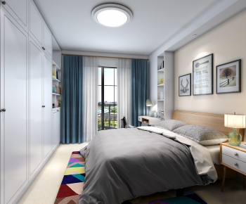 Modern Nordic Style Bedroom-ID:631651357