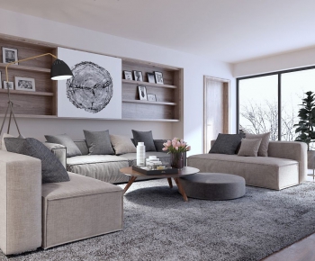 Nordic Style A Living Room-ID:658257997