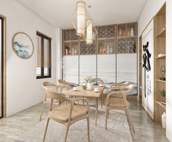 New Chinese Style Dining Room-ID:373925394