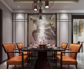 New Chinese Style Dining Room-ID:894811337