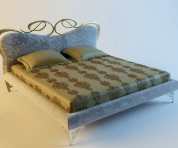 Modern Double Bed-ID:766289972