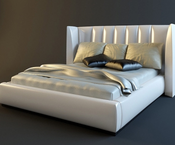 Modern Double Bed-ID:682675853