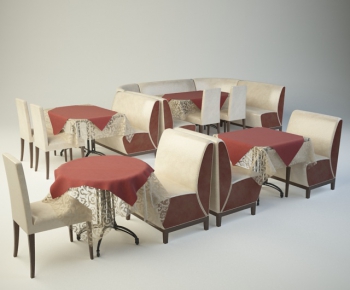 Modern Dining Table And Chairs-ID:734018323