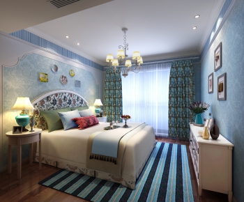 Mediterranean Style Bedroom-ID:553221859
