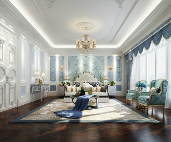 European Style New Classical Style Bedroom-ID:526804297