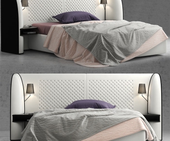 Modern Double Bed-ID:968105961