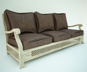Simple European Style Three-seat Sofa-ID:463770927