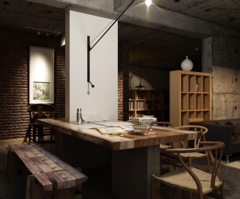 Industrial Style Study Space-ID:566318864