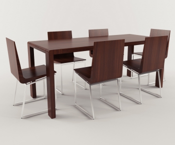 Modern Simple Style Dining Table And Chairs-ID:248633765