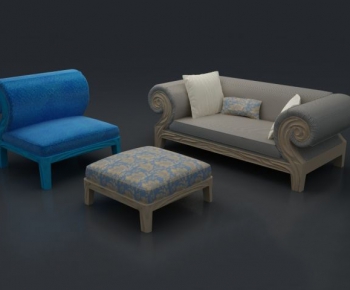 Simple European Style Sofa Combination-ID:287509767