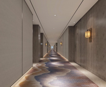 New Chinese Style Corridor Elevator Hall-ID:994299738