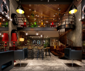LOFT Industrial Style Cafe-ID:414154477