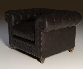 European Style Single Sofa-ID:154452361